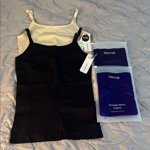 Shapermint Black and Cream Camisole (2 for $35)
